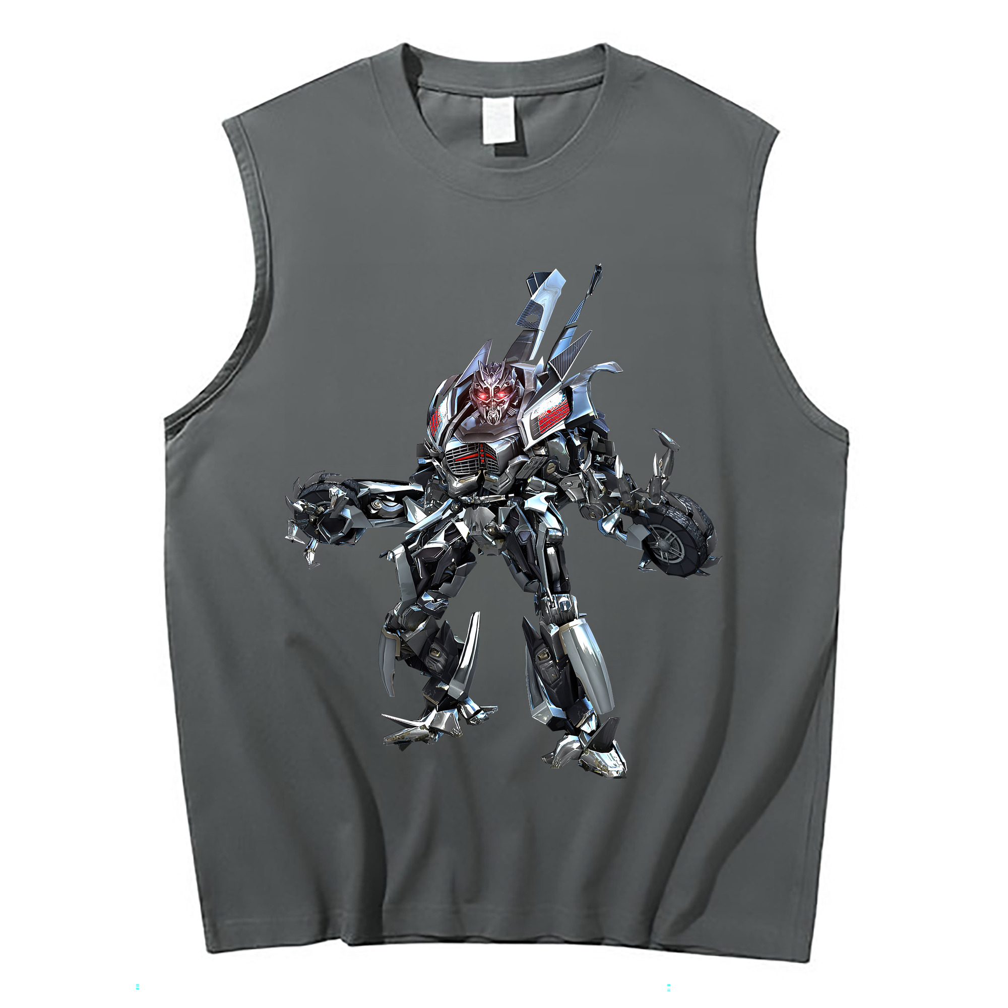 （画像用） Transformers トランスフォーマー コットン100％タンクトップ（フロントプリント）